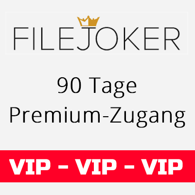 Filejoker Premium VIP 90 Tage