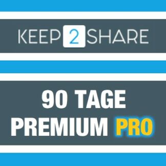 Keep2Share 90 Tage Premium PRO