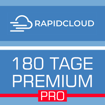 Rapidcloud | 180 Tage Premium PRO Key 1