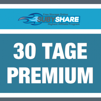Subyshare 30 Tage Premium-Key kaufen