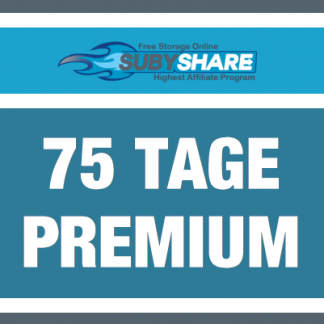 75 Tage Premium Key für Subyshare.com